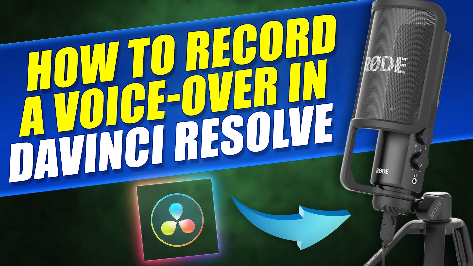 How to record a voiceover in Davinci Resolve 18